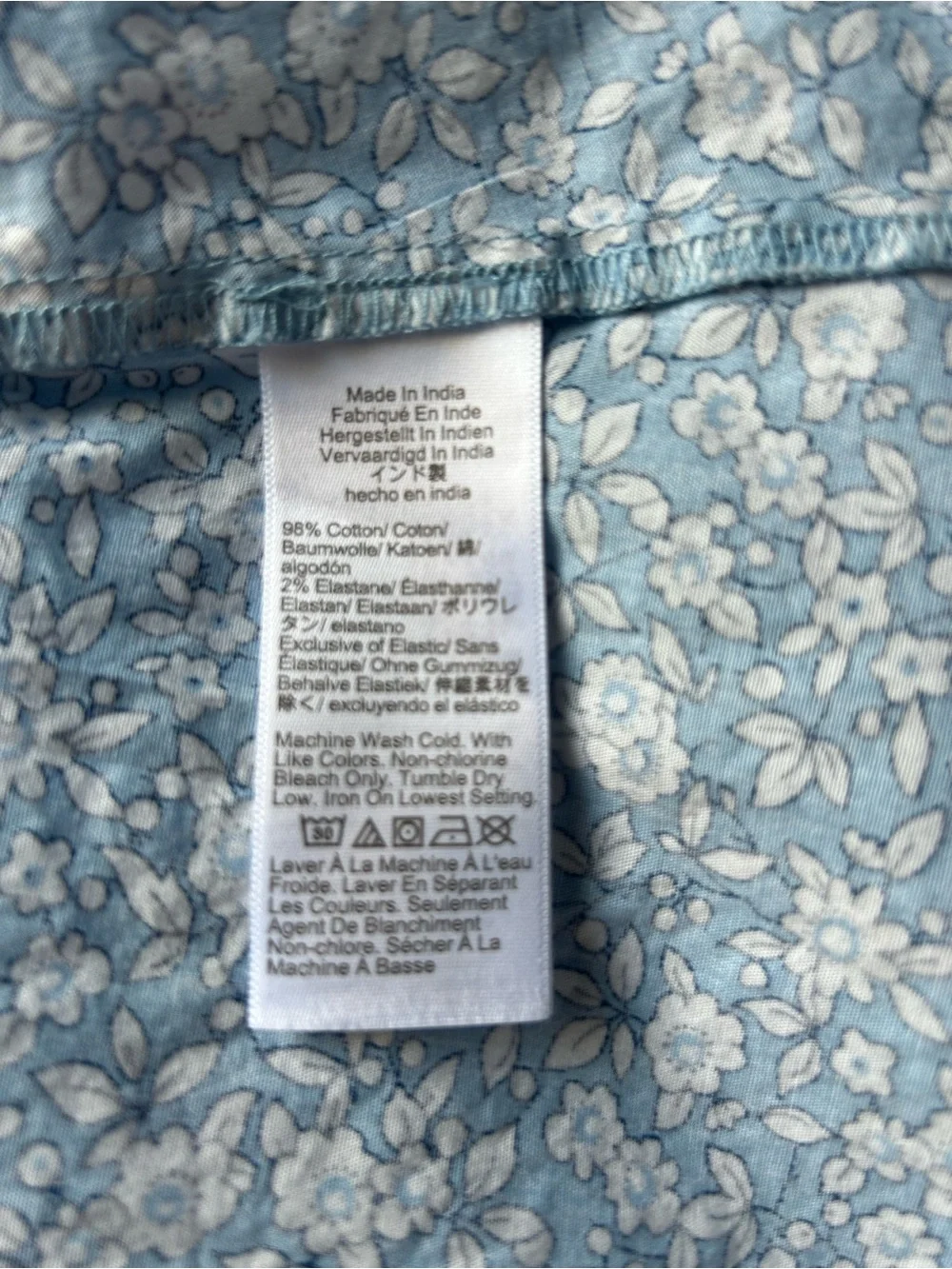 J. Crew Light Blue Floral Collared Midi Dress - Picture 6 of 6